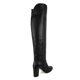 Lunaria, black - wide calf boots, large fit boots, calf fitting boots, narrow calf boots