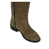 Dalia suede, sand - wide calf boots, large fit boots, calf fitting boots, narrow calf boots