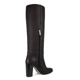 Cosmea, dark brown - wide calf boots, large fit boots, calf fitting boots, narrow calf boots