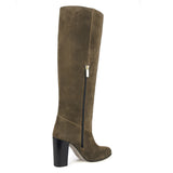 Cosmea suede, sand - wide calf boots, large fit boots, calf fitting boots, narrow calf boots