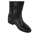 Mora, black - wide calf boots, large fit boots, calf fitting boots, narrow calf boots