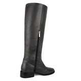 Dalia, grey - wide calf boots, large fit boots, calf fitting boots, narrow calf boots