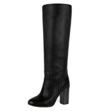 Cosmea, black - wide calf boots, large fit boots, calf fitting boots, narrow calf boots